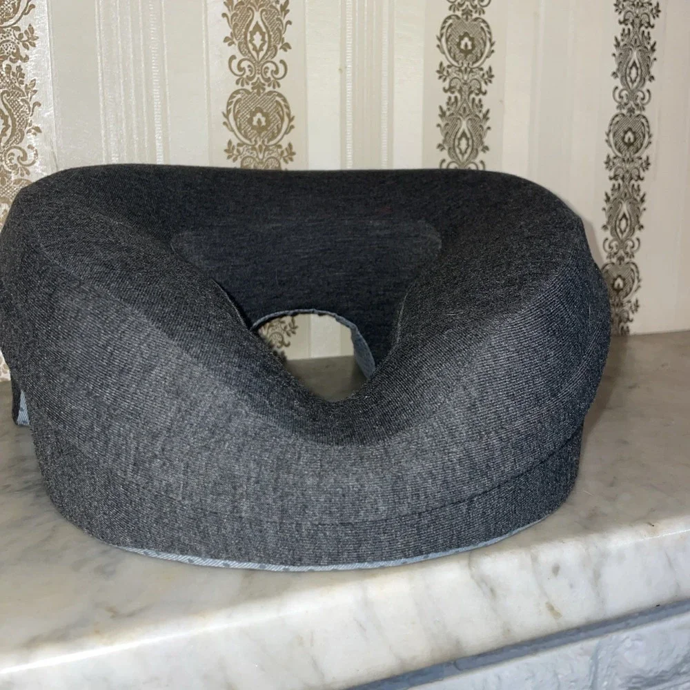 Dark Grey VVB Face Down Stomach Sleeping Sleep Position Pillow |‎ Washable Cover